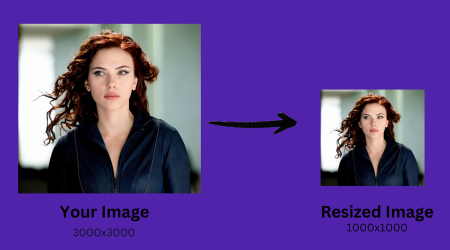 resized image